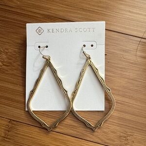 Kendra Scott Sophee Antique Gold Geometric Earrings